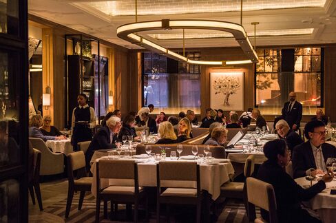 In the evening, Vaucluse's soft, cream-colored banquettes are packed with powerful people.