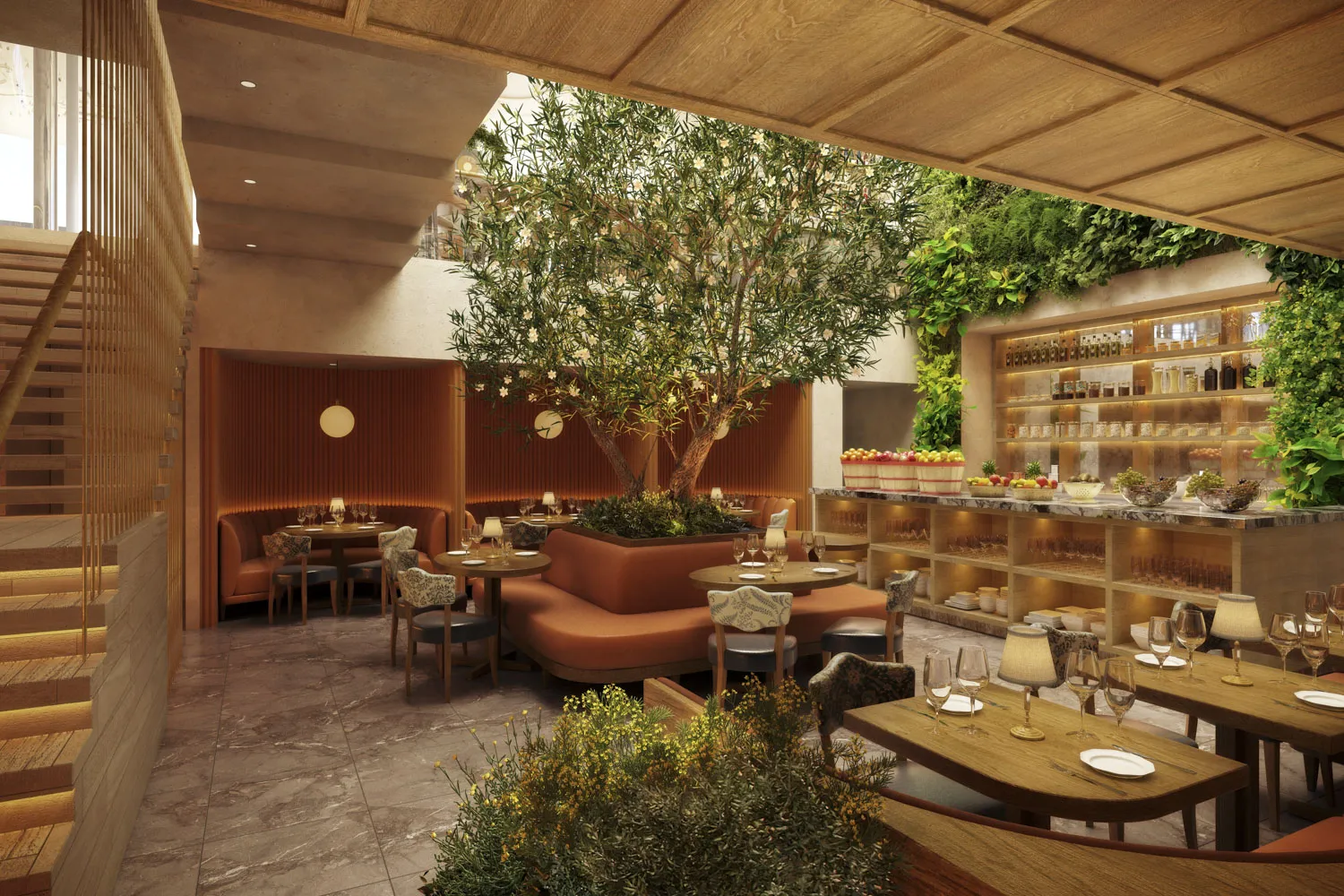 A rendering of the entrance to Lavo Ristorante in London.&nbsp;