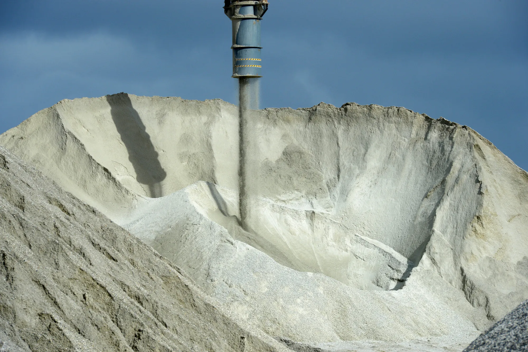 A stockpile of lithium ore at a Talison Lithium Ltd. facility in Australia.