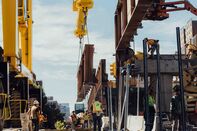 Construction workers. 
