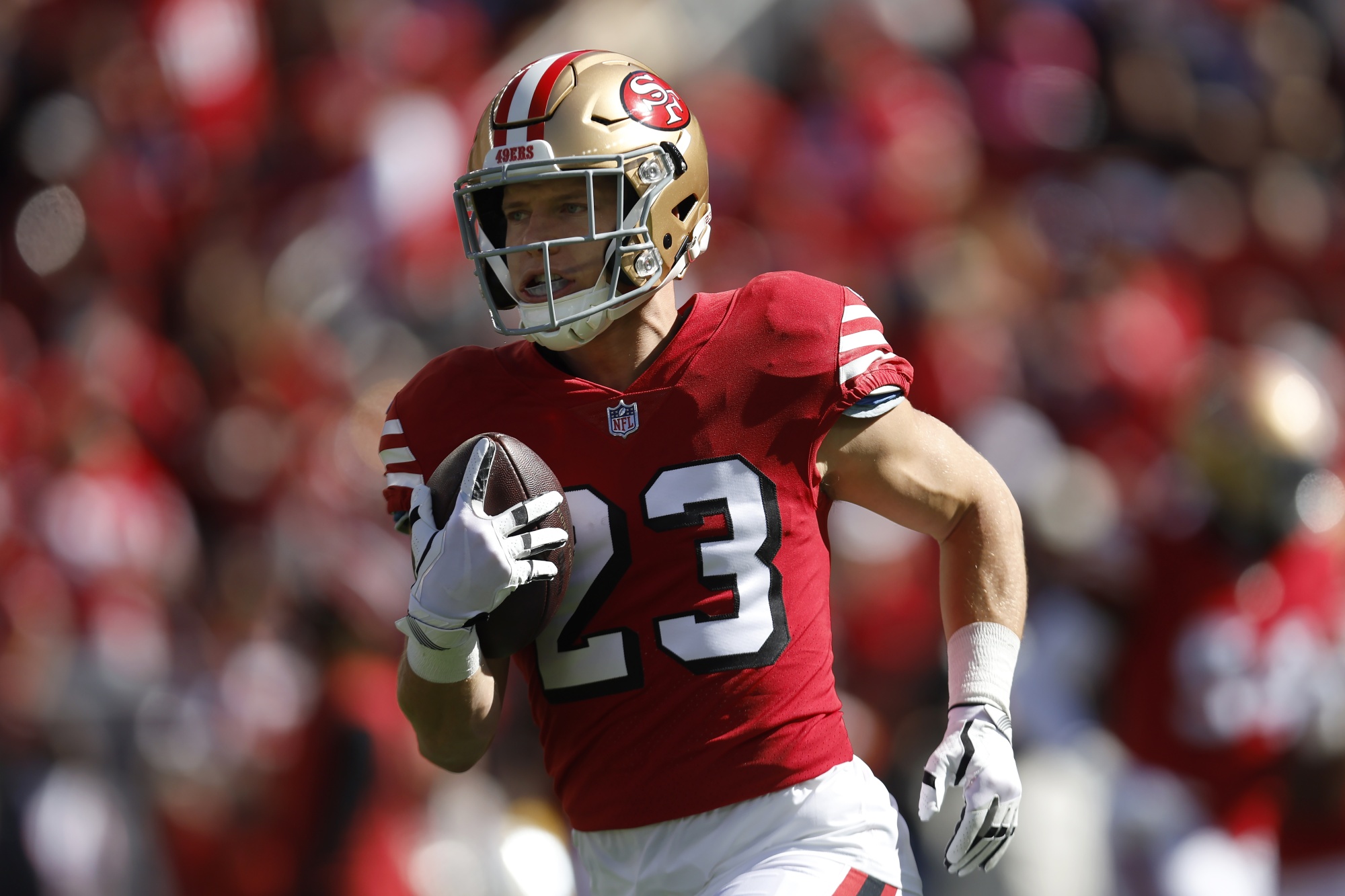 Christian McCaffrey gets jersey No. 23 after trade to Niners