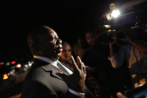 African National Congress Deputy President Cyril Ramaphosa