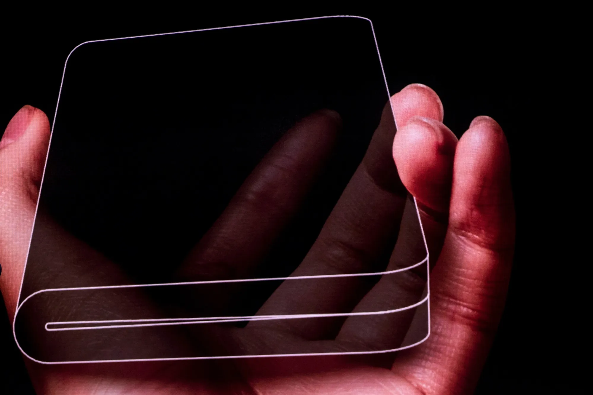 Samsung gave a glimpse of its foldable-screen phone at a developer conference in San Francisco on Nov. 7