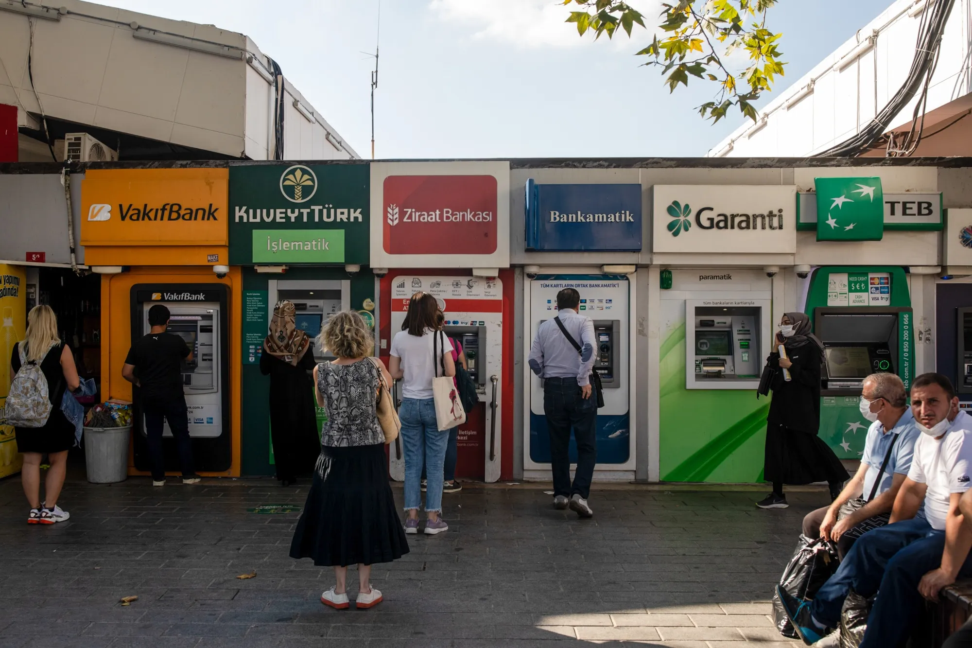 Banks in Istanbul.