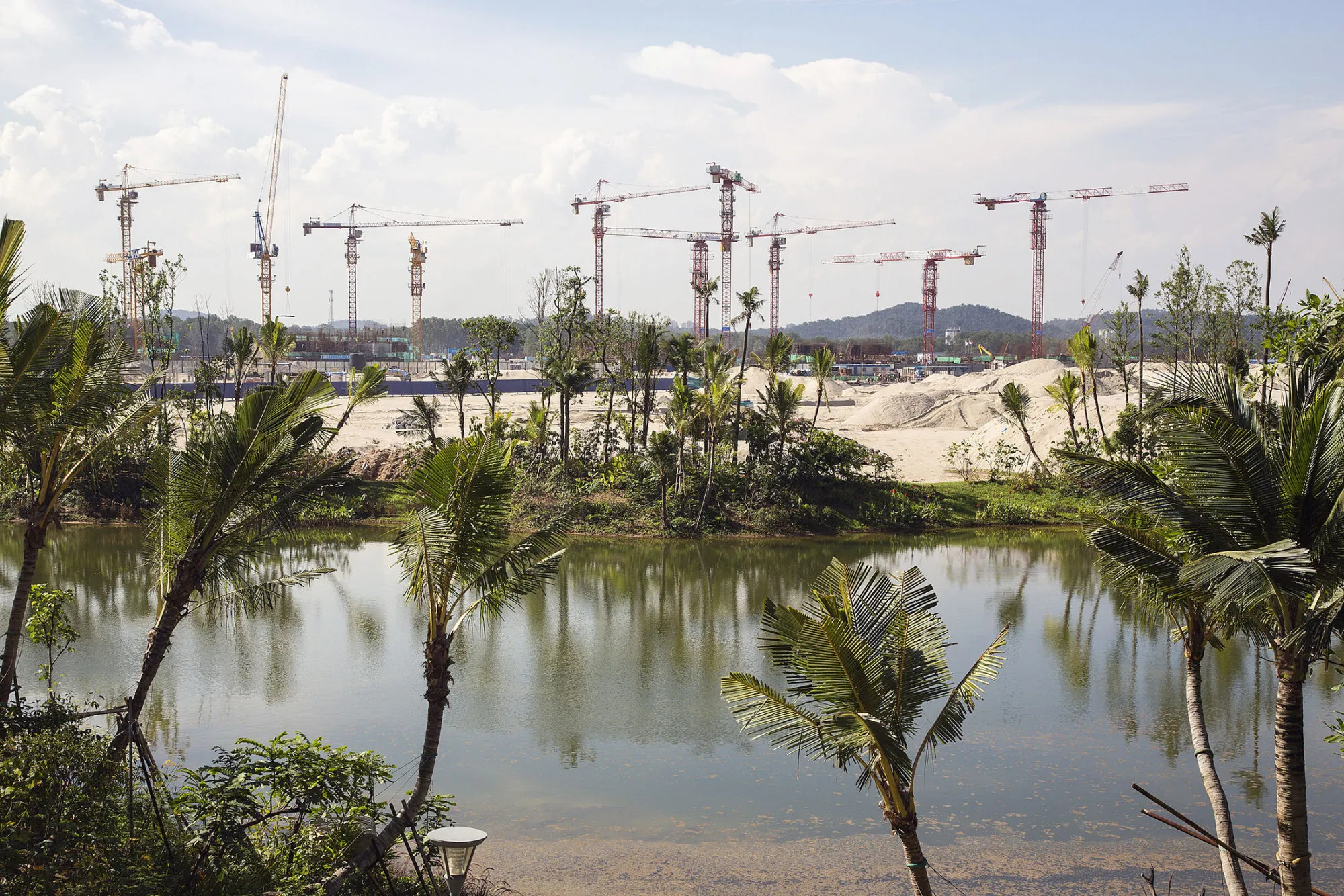 The Forest City development site in the Iskandar Malaysia zone of Johor Bahru.
