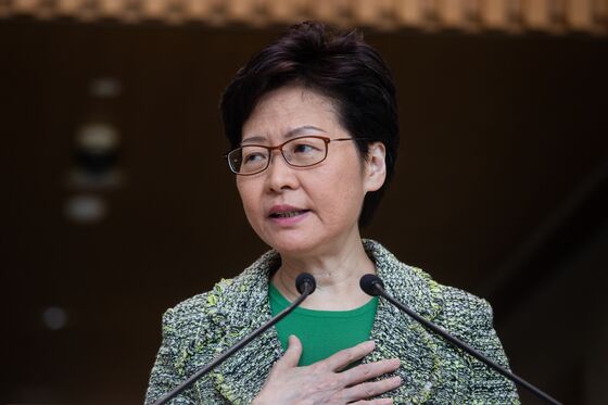 Hong Kong’s Carrie Lam Urges Protesters to Let Town Hall Event Go Forward