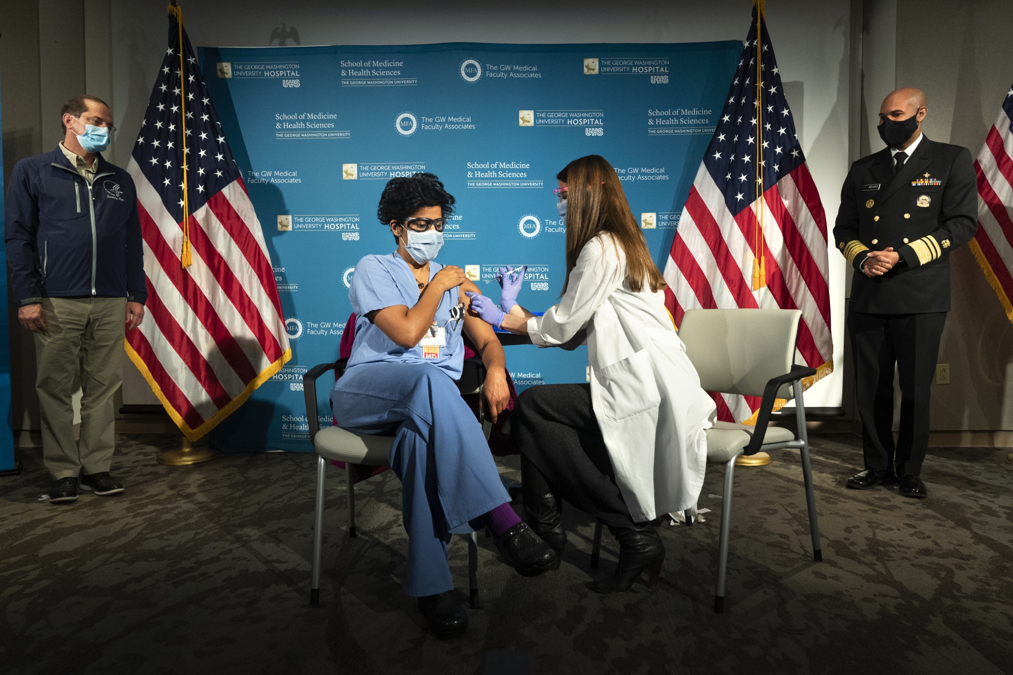 HHS is hosting a national Covid-19 vaccine outreach event at GWU Hospital