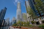 Residential developments in the Wood Wharf area of the Canary Wharf district of&nbsp;London