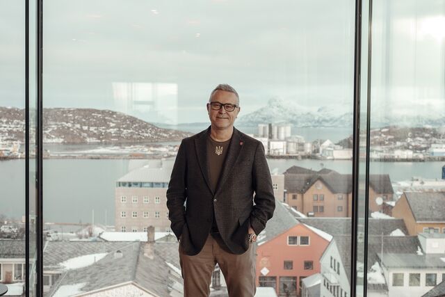 Mayor Odd Emil Ingebrigtsen at Bodø City Hall in March. 