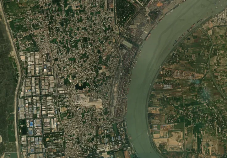 Chattogram port in&nbsp;Bangladesh