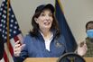Governor Hochul Visits Warming Center In Kingston