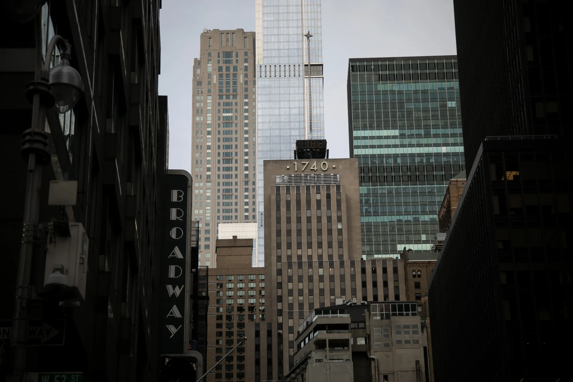 An office building at 1740 Broadway&nbsp;in New York.