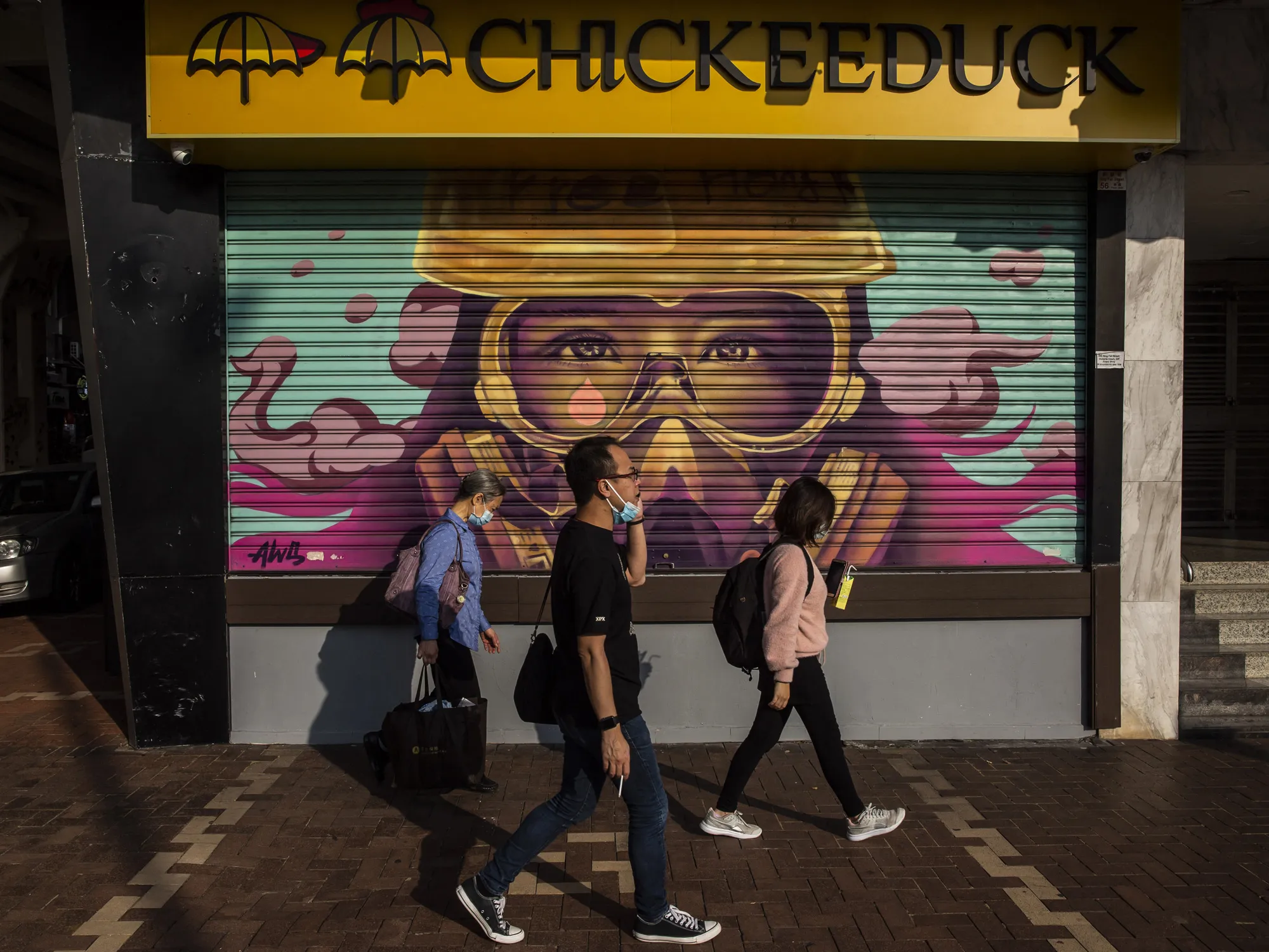 A Chickeeduck store in Hong Kong on Nov. 18.
