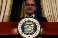 Newly Sworn Governor Pedro Pierluisi Holds News Conference Amid Battle For Power 