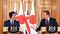 U.K. Prime Minister David Cameron Holds Talks With Japan's Prime Minister Shinzo Abe