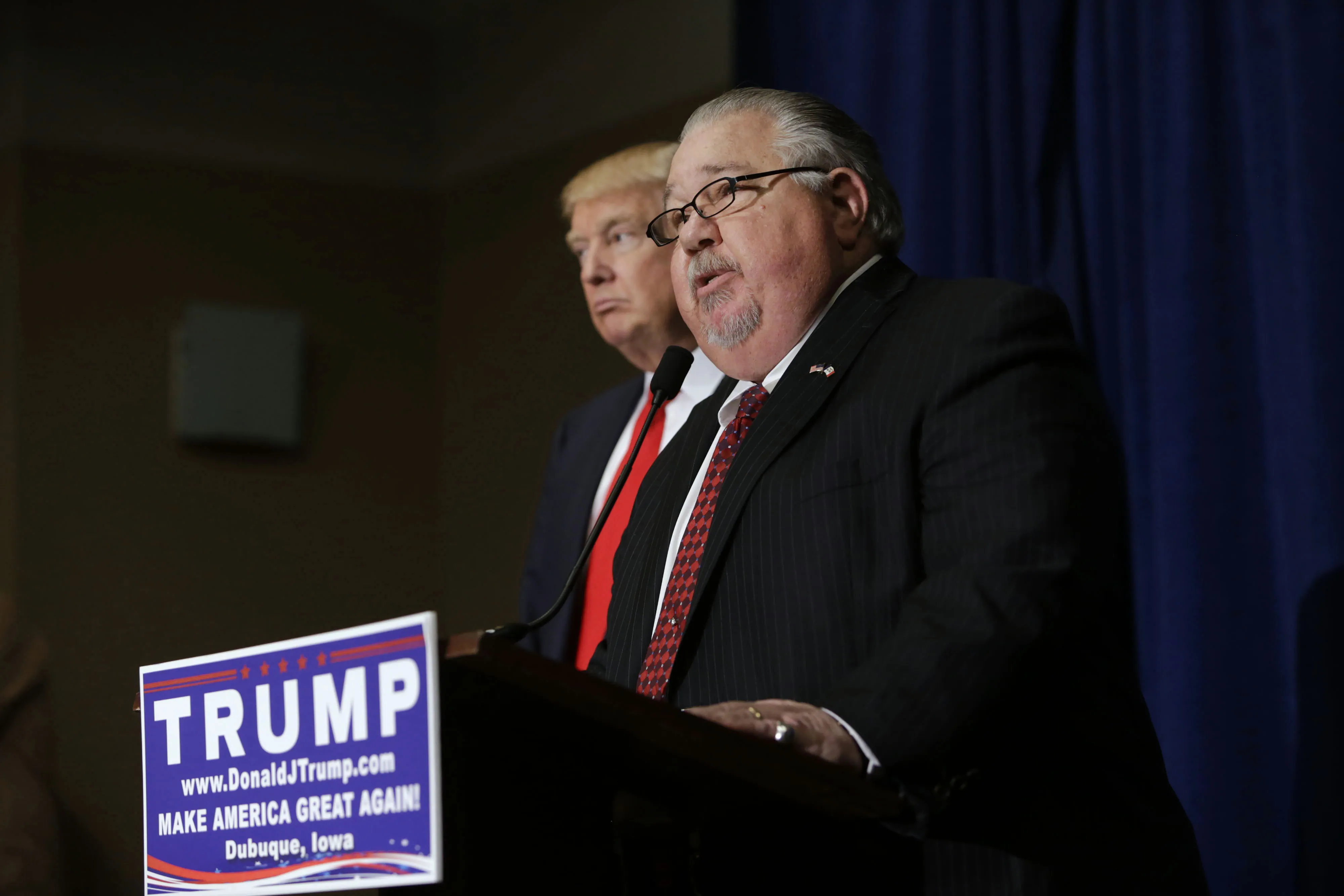 Donald Trump Holds Rally At Grand River Center
