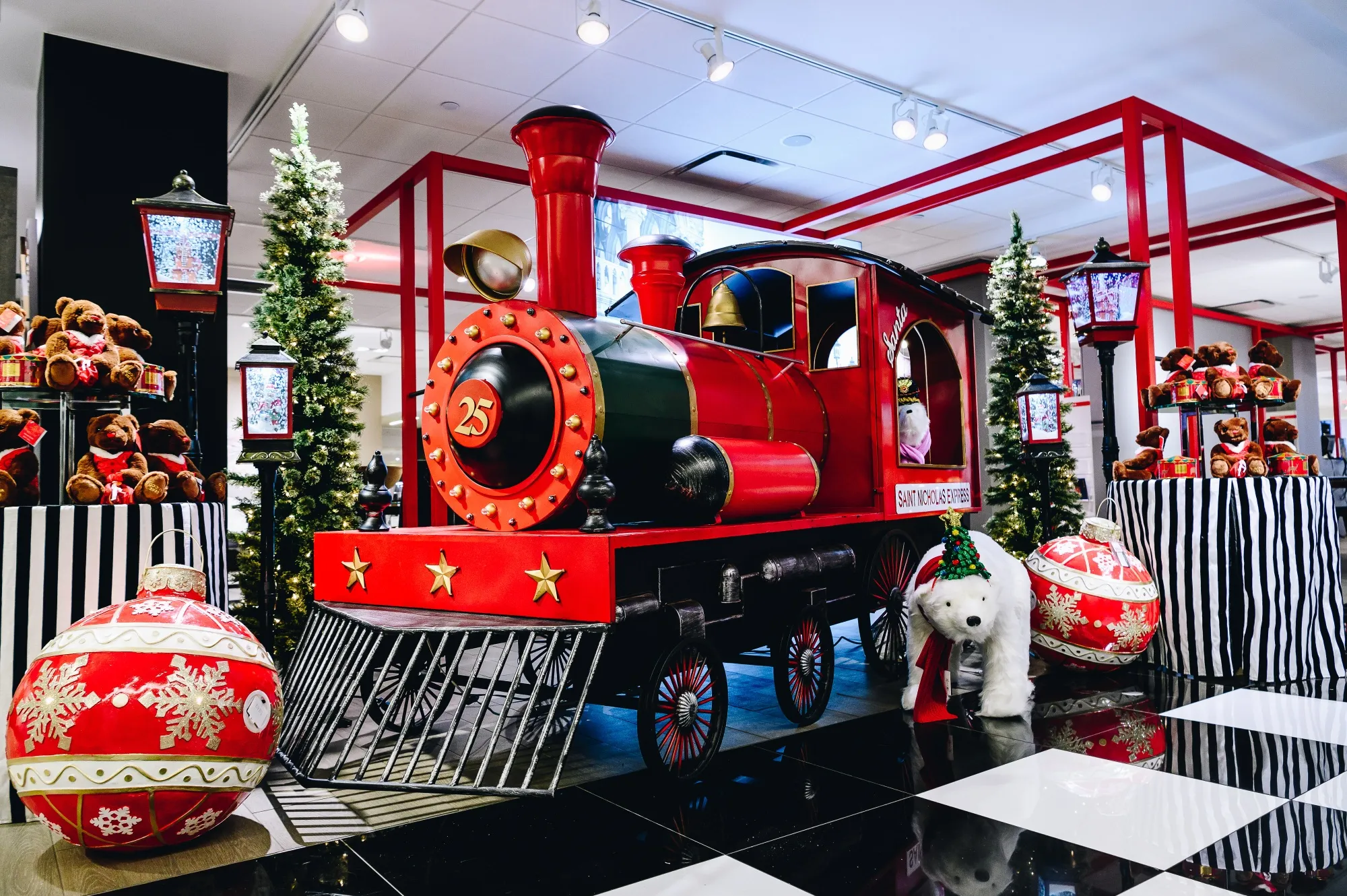 Bloomingdale's flagship department store prepares for the holiday season in New York.&nbsp;