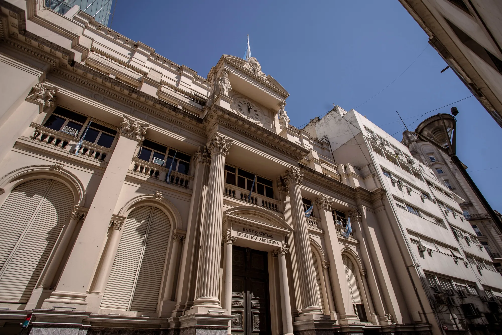 The Central Bank of Argentina in Buenos Aires, Argentina, on Friday, Feb. 25, 2022.&nbsp;
