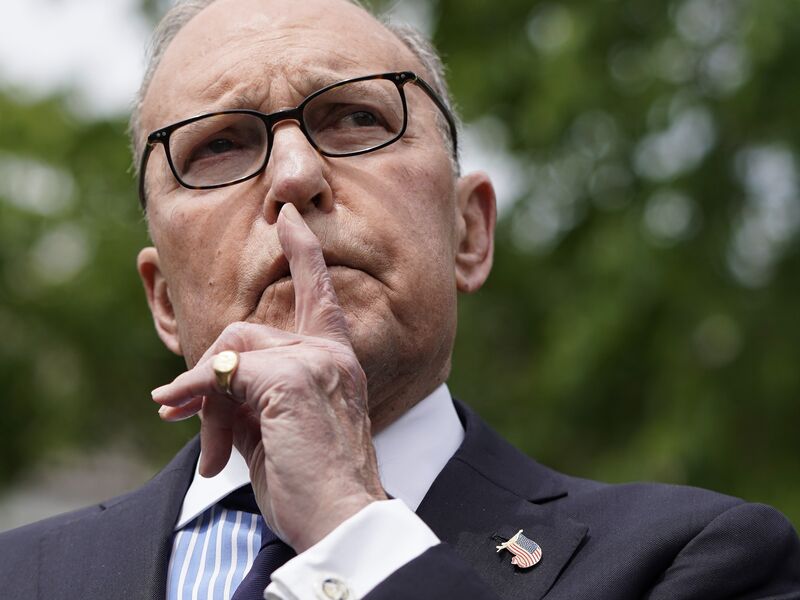 National Economic Council Director Larry Kudlow Speaks To Reporters