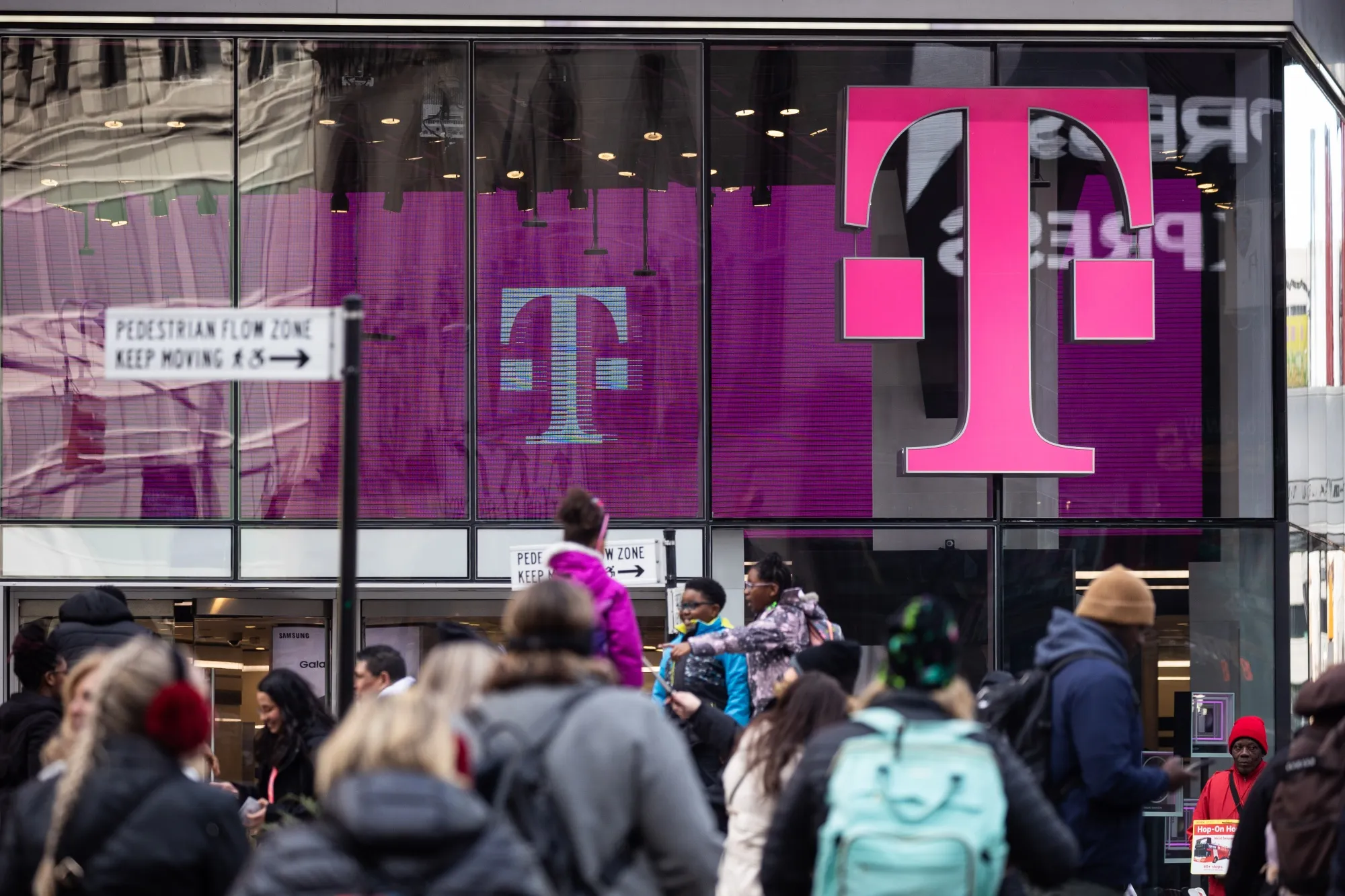 T-Mobile store in New York.