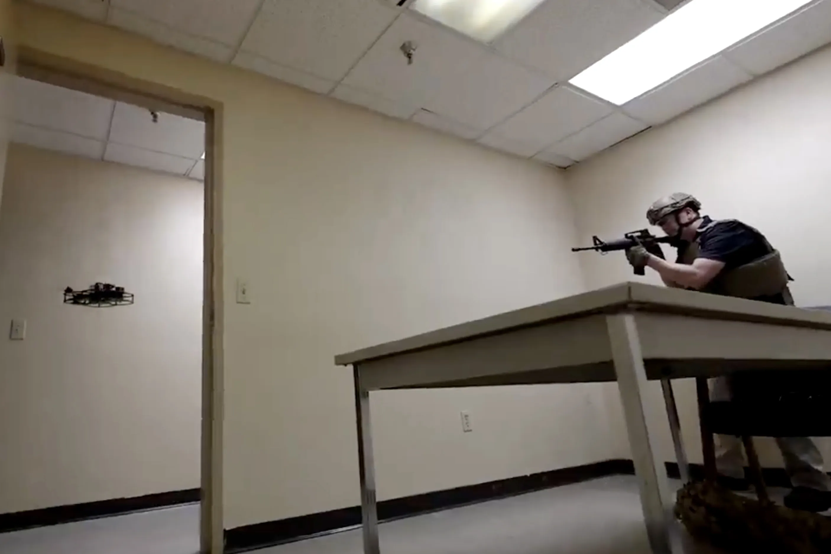 US Navy SEALs, Army Rangers and Marines are among the military operators who participated in the association’s first drone competition in September and are now set to try out shotguns as a last-ditch defense.