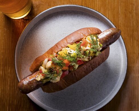 If hot dogs are more your speed, Salvation Burger's giardinera-covered dog is a gem.