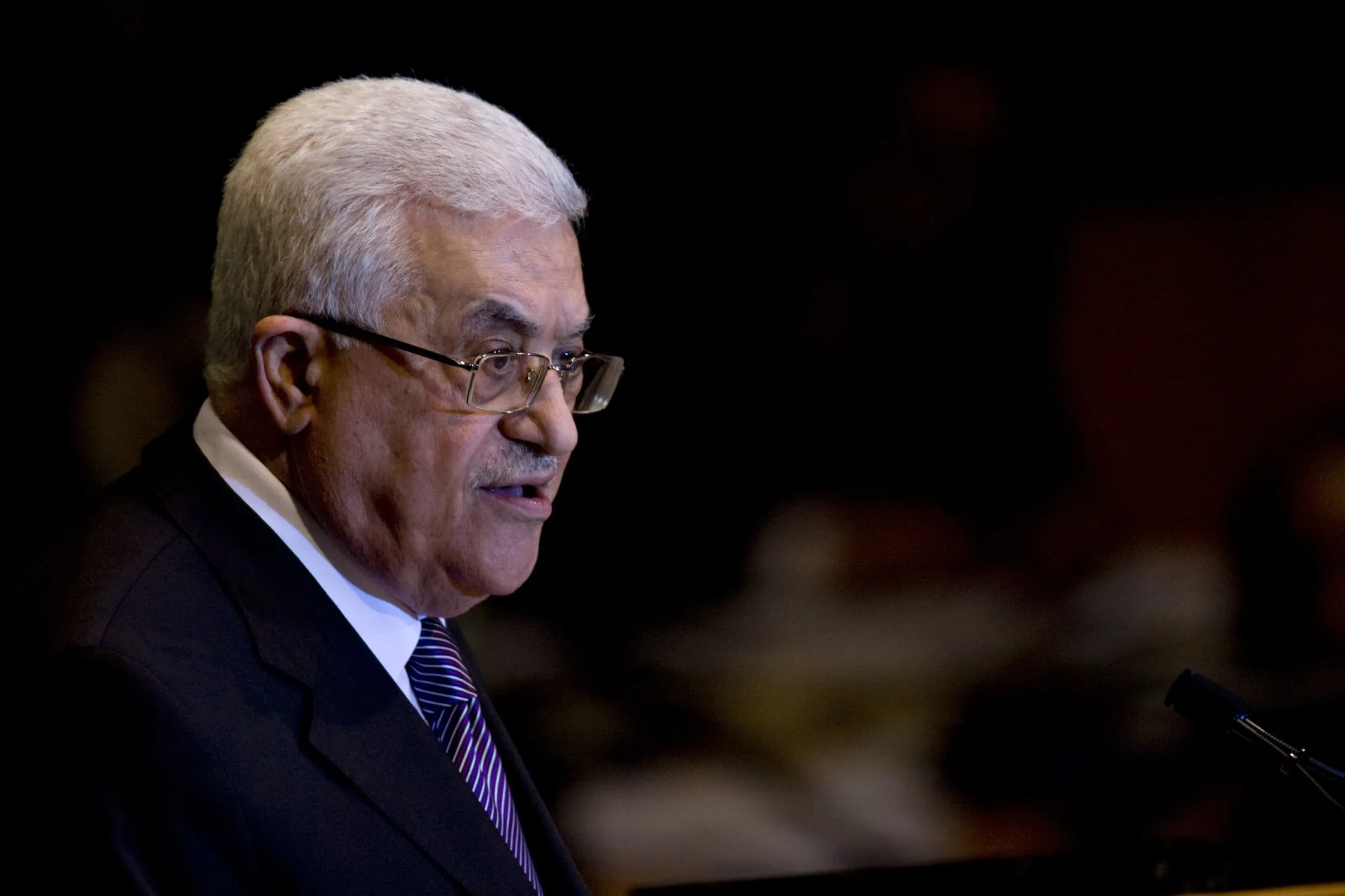 Mahmoud Abbas, Palestinian president.