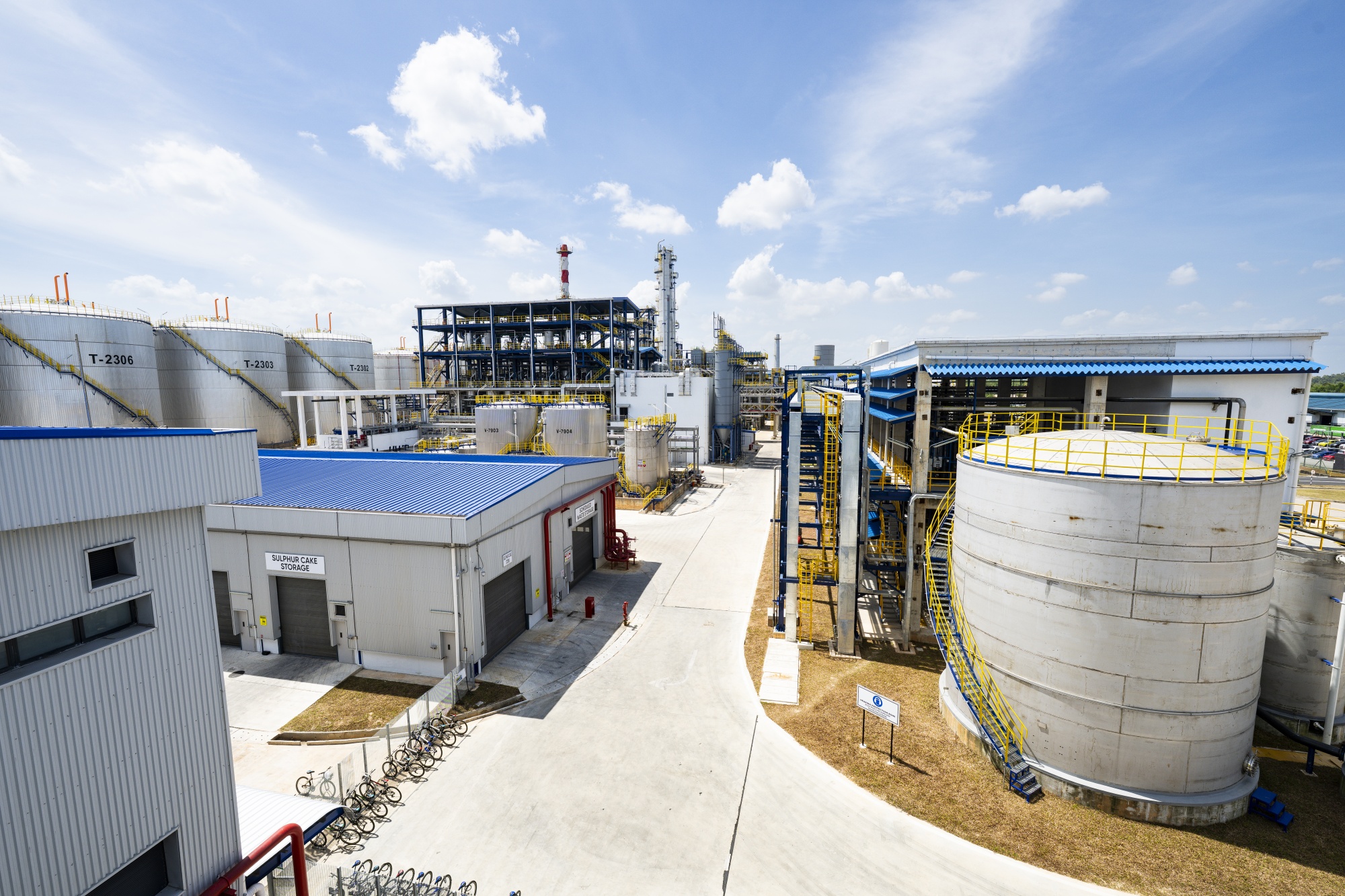 EcoCeres sustainable aviation fuel plant in Johor, Malaysia.