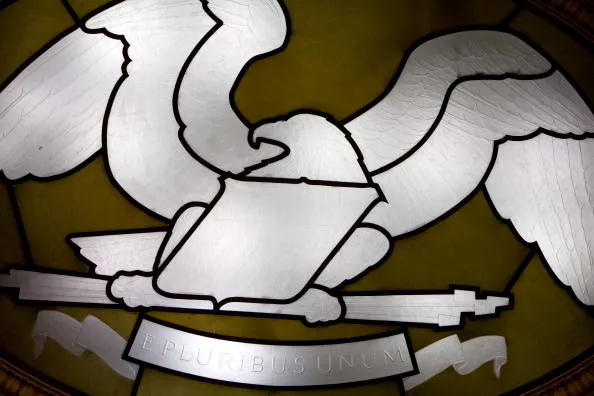 Looking up in the House.
