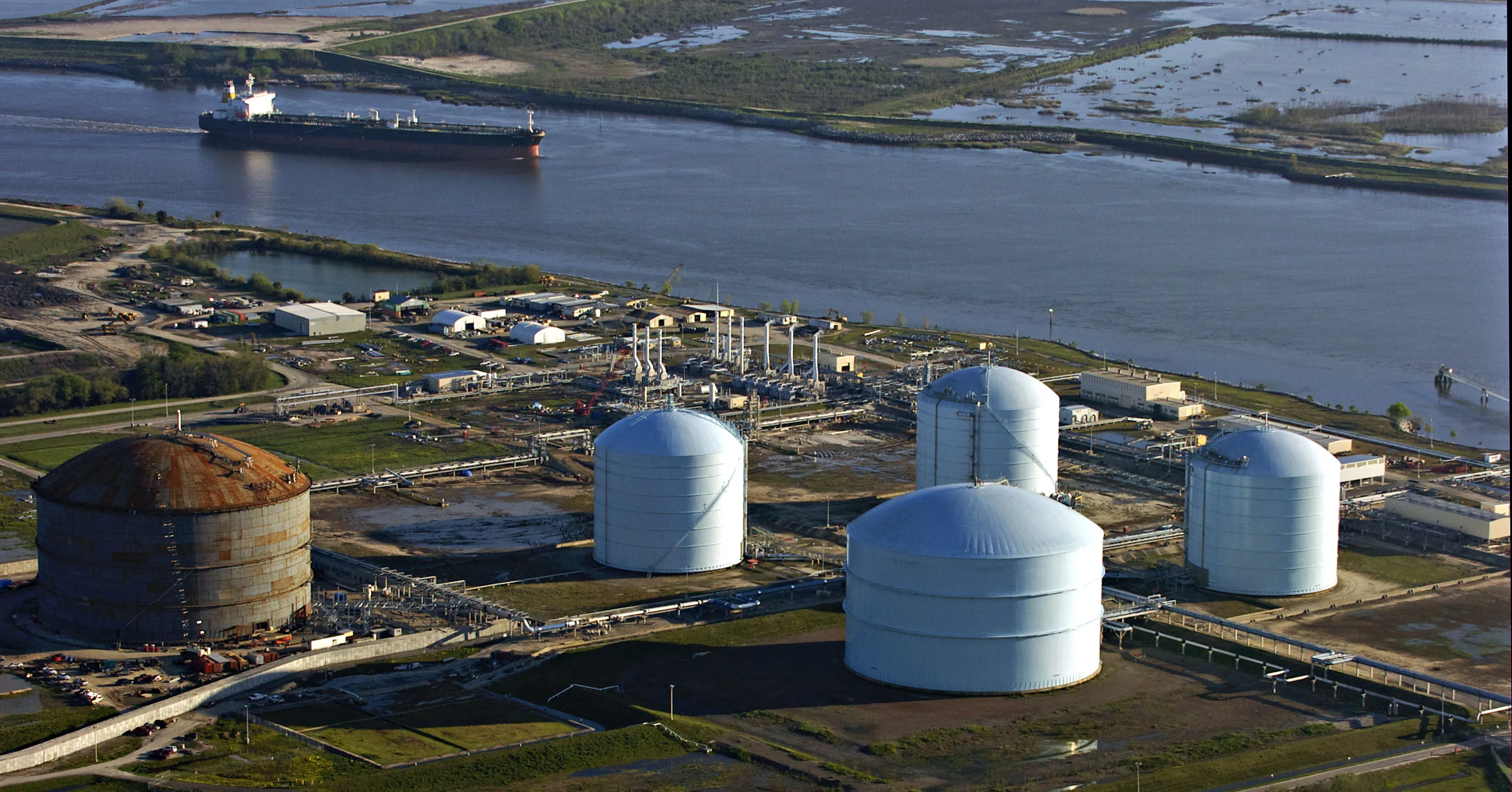 Elba Island LNG export terminal in Georgia.