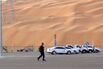 A worker leaves Aramco’s Natural Gas Liquids plant in Saudi Arabia’s remote Empty Quarter, near the United Arab Emirates,&nbsp;on May 10, 2016.&nbsp;
