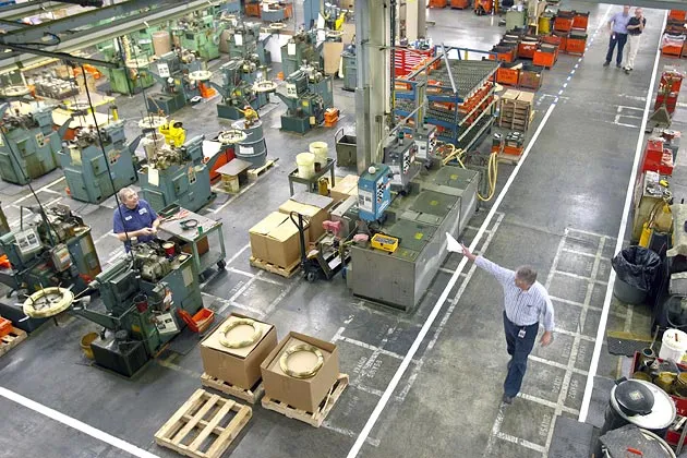 Master Lock's manufacturing plant in Milwaukee, Wisconsin