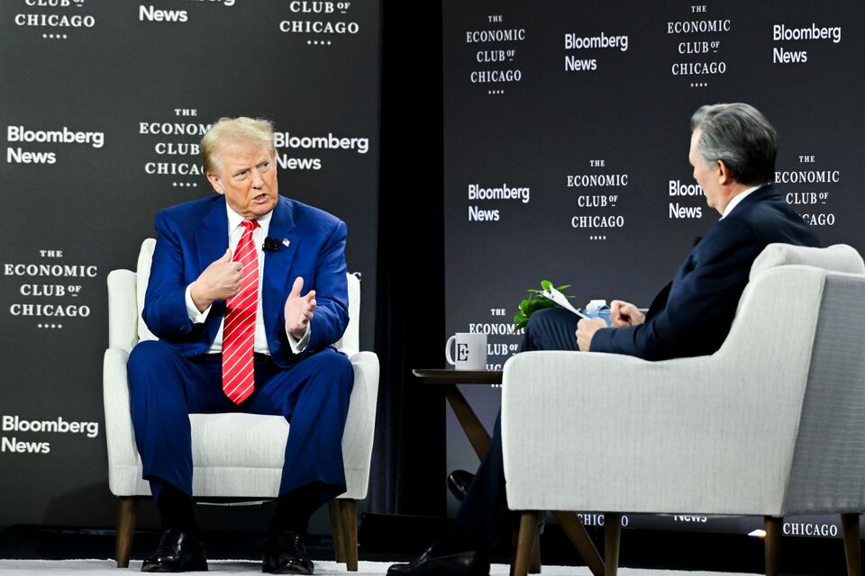 Bloomberg Interviews Live NOW: Donald Trump Speaks With Bloomberg News at Economic Club ...
