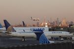 A United Airlines aircraft&nbsp;lands at Newark Liberty International Airport in Newark, New Jersey.