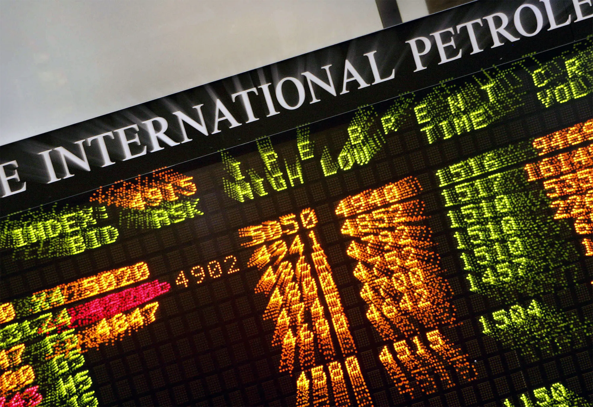 The board at the International Petroleum