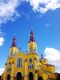 One would never guess from looking at the Technicolor exterior of the main church in Castro, Chiloé’s capital city, that its subtle exterior is finished exclusively in warm, richly grained, natural wood.
