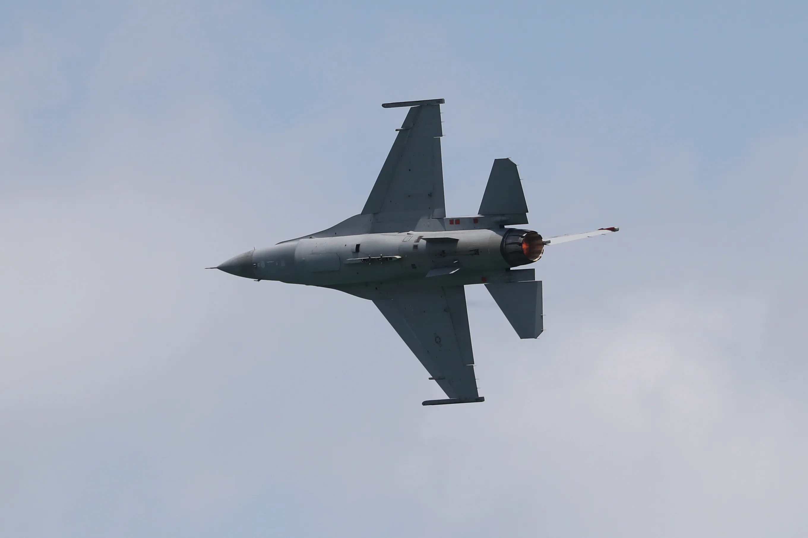 A Lockheed Martin Corp. F-16 fighter jet.