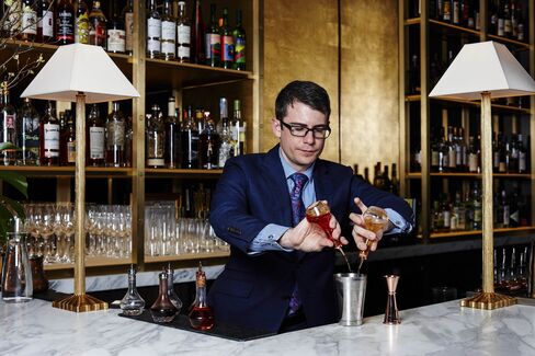 Indian Accent's beverage director, Daniel Beedle.