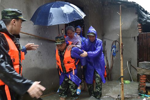 Typhoon Soudelor In Eastern China