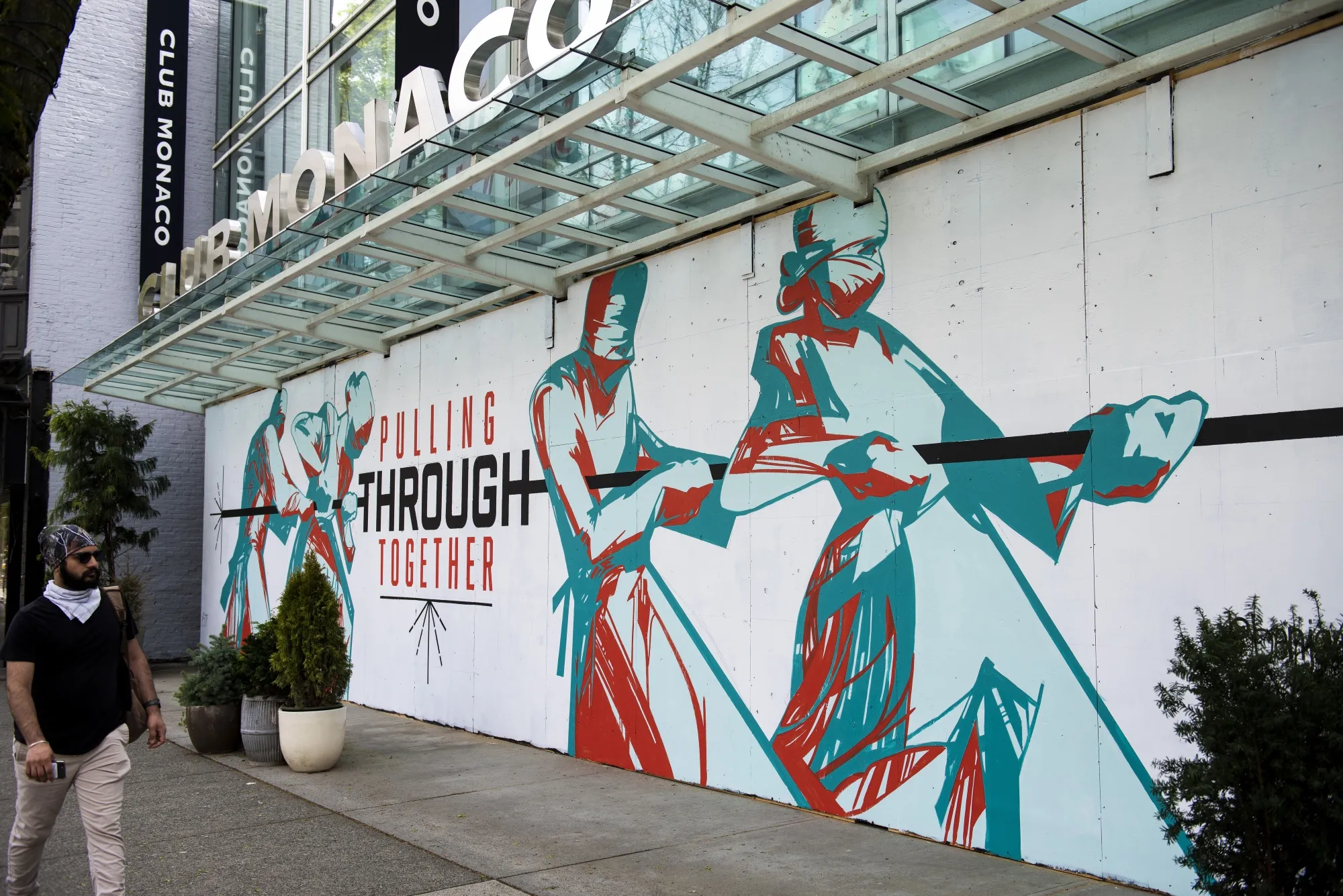 Vancouver Mural Festival Decorates Boarded Up Retail Stores