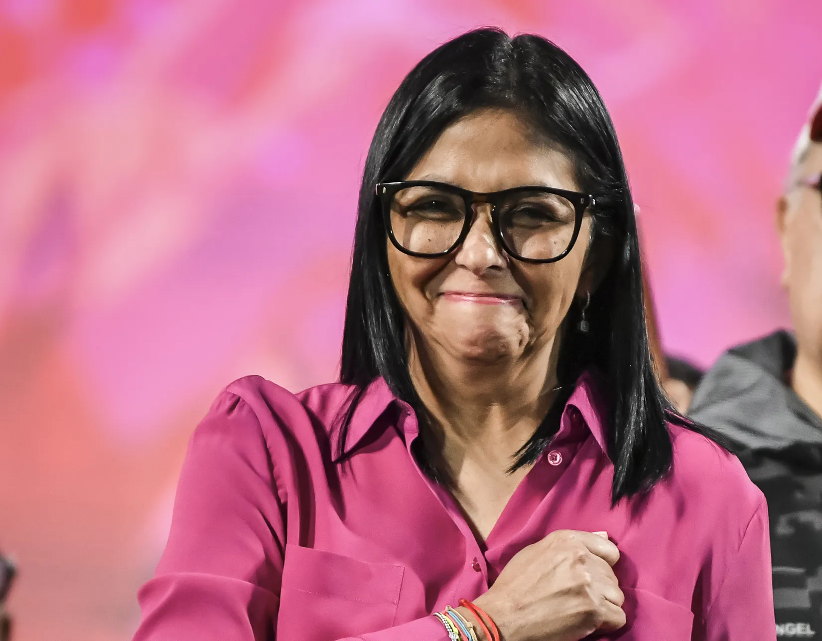 Delcy Rodriguez during an event at Miraflores Palace in Caracas on Jan. 29.