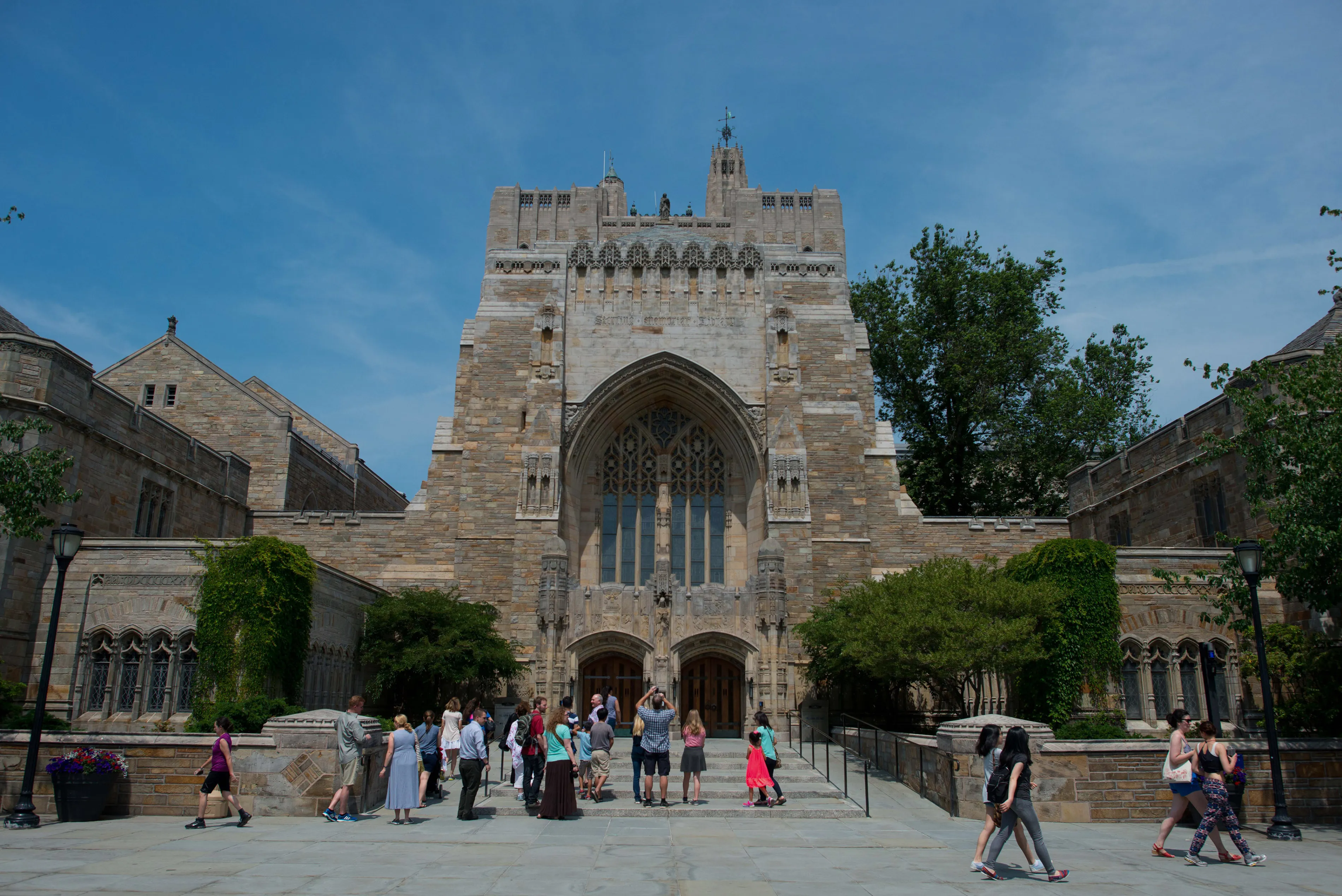 Yale University campus in New Haven, Connecticut.