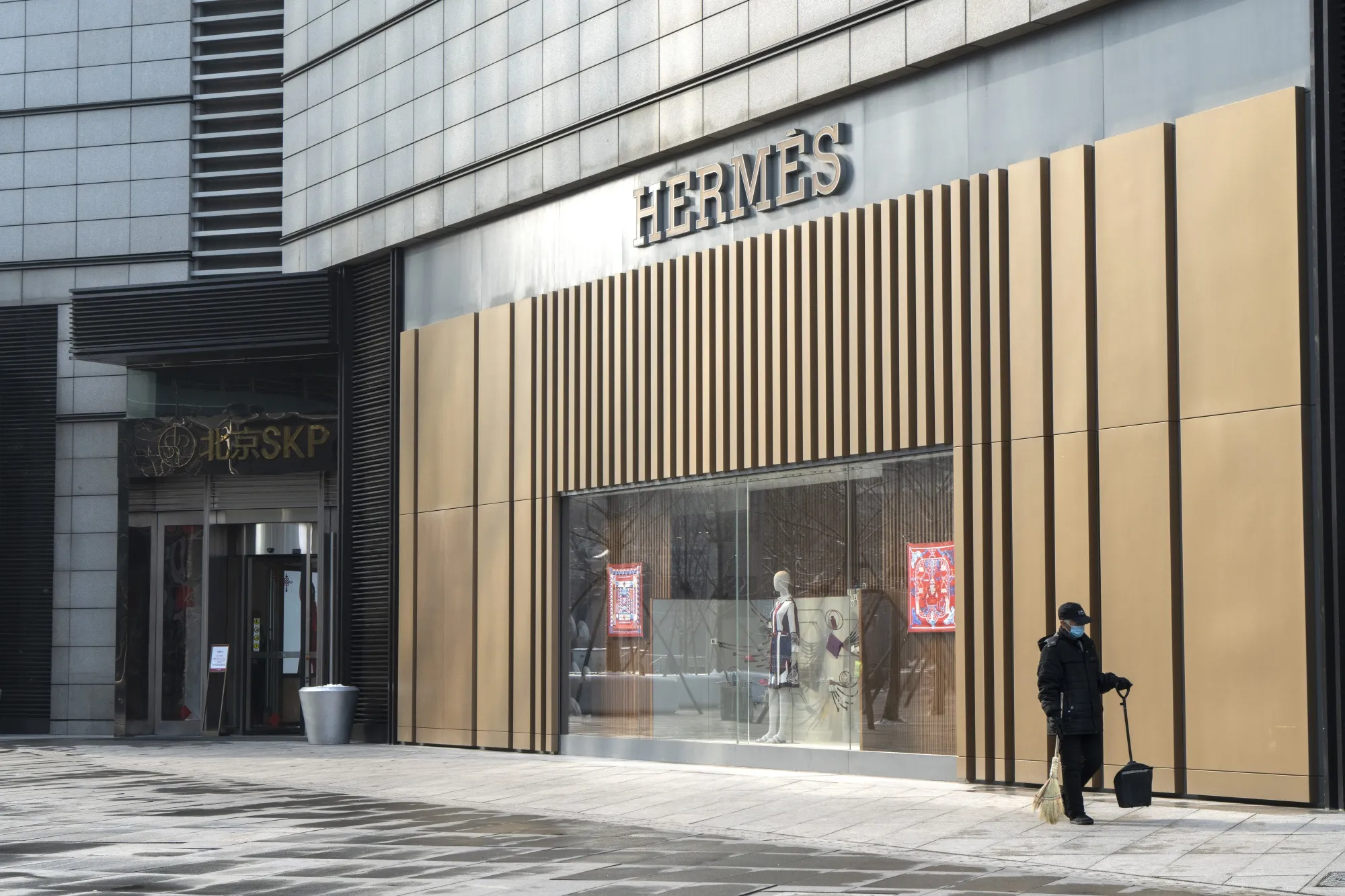 A Hermes International SCA store in Beijing.