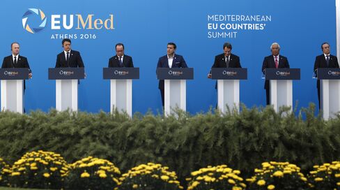 EUMed Summit leaders on Sept. 9.