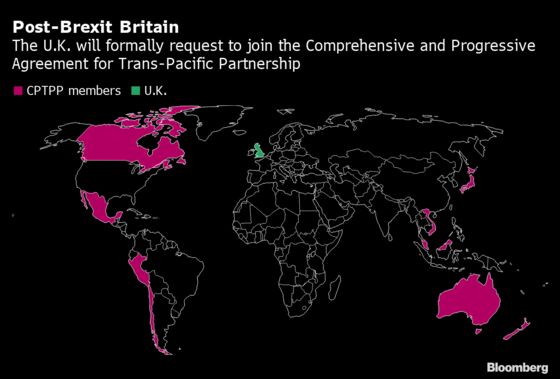 U.K. to Launch Formal Bid to Join Transpacific Trading Bloc