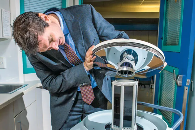 Mark Stibich's Hospital-Disinfecting Robot