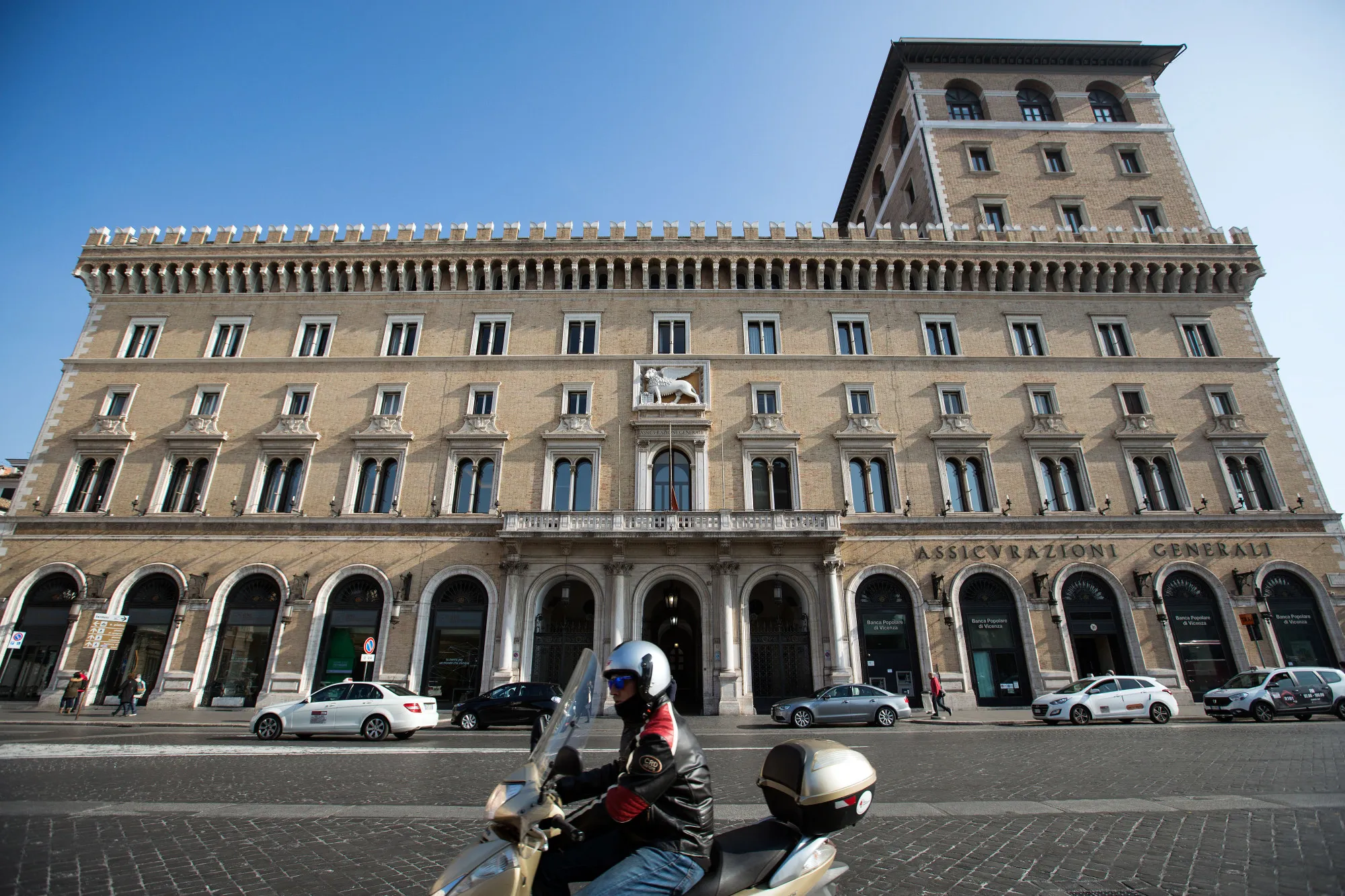 Assicurazioni Generali SpA's headquarters in Rome, Italy.
