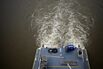 Barges On Mississippi River As Grain Shipments Falls