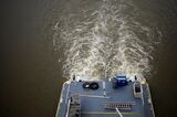Barges On Mississippi River As Grain Shipments Falls
