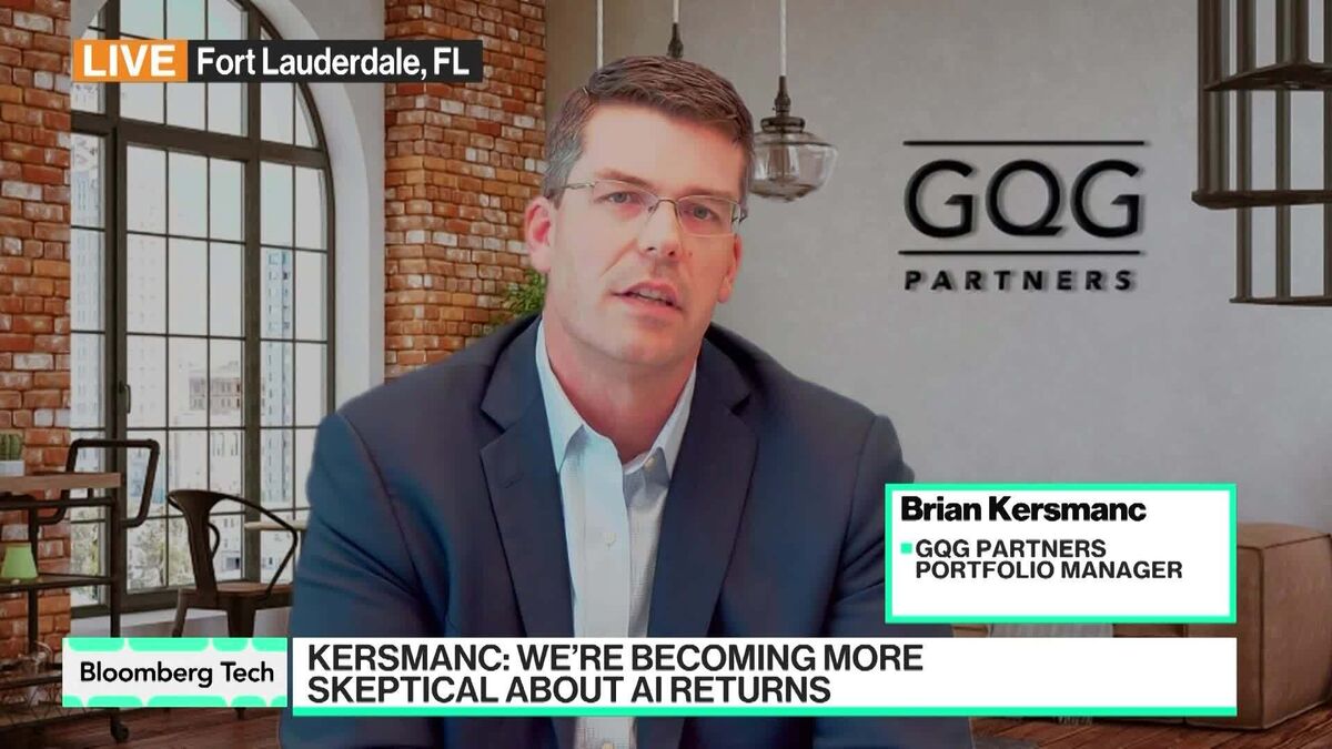 ⚫️ BLOOMBERG: "Brian Kersmanc di GQG Partners esprime scetticismo sui ritorni dell'intelligenza artificiale nel programma 'Bloomberg Tech'"